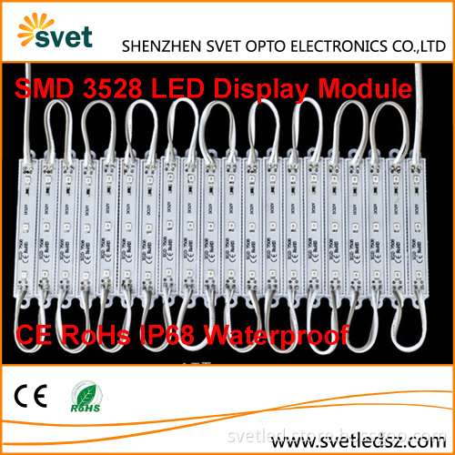 CE RoHs Indoor Outdoor Single Color Warm White White RGB Yellow Led Display Module SMD 3528 3 Leds Dot Matrix IP68 Waterproof